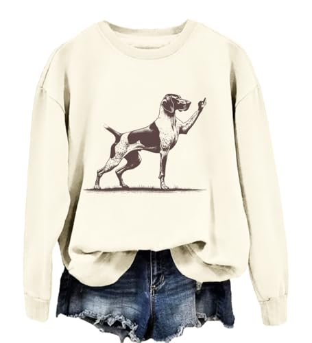 German Shorthair Pointer Dog Person Sweatshirt, Rude Pointer Dog Sweatshirt, Funny Dog Sweatshirt