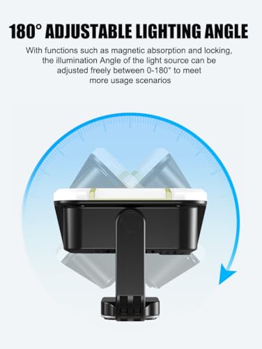 138 LED Camping Lantern, Video Light, 2500K-9000K, Rechargeable 5400mAh, 180° Adjustable, Hangable, Magnet, Tripod Mountable, CRI 95+, Pocket Lanterns for Power Outages, Camping Essentials - image 8