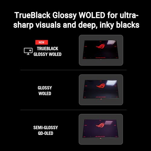 ASUS ROG Strix 32” 4K OLED Gaming Monitor (XG32UCWG) - TrueBlack Glossy OLED, Dual Mode (4K@165Hz, FHD@330Hz), 0.03ms, G-SYNC Compatible, Neo Proximity Sensor, Auto KVM, USB-C, HDMI 2.1, 3 yr warranty - Image 3