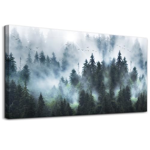 DZRWUBHS Large Size Abstract Canvas Wall Art For Living Room Decorations For Bedroom Office Wall Decor Abstract Mountain Wall Painting Framed Pictures Artwork Farmhouse Home Decor Art 30"X60"