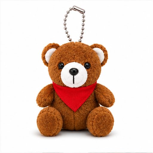 Alarma Personal 140dB con luz LED en Forma de Oso - Llavero de Seguridad para Mujer, niña y Ancianos - Alarma de Emergencia portátil antirrobo con Pila incluida