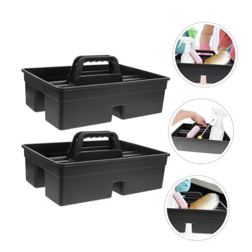 Cesta de limpieza portátil OUNONA de plástico resistente pack de 2 unidades 6