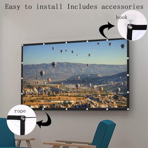 Pantalla de Proyector Portátil 200 Pulgadas 16:9 miniatura 5