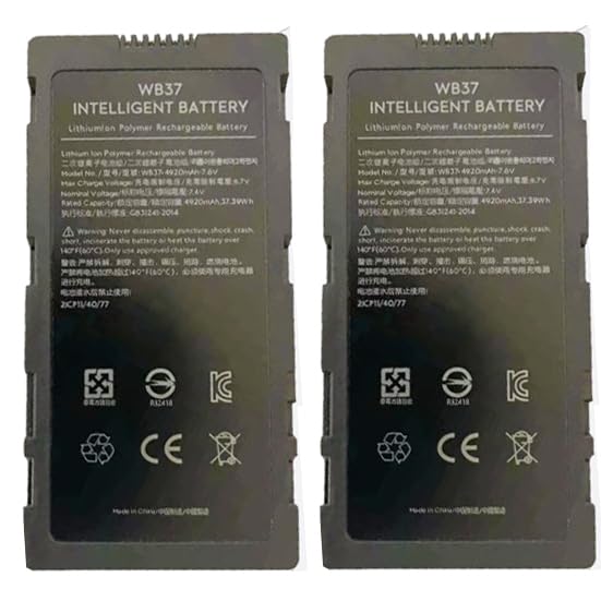 Batterie WB37 DJI FPV CrystalSky radiocommande RC Plus 2 Enterprise 7.6V