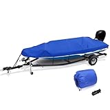 LazySof Barcos de tela Oxford 420D, protección contra condiciones meteorológicas adversas, impermeable, protección contra el polvo, azul, 1010 x 590 cm