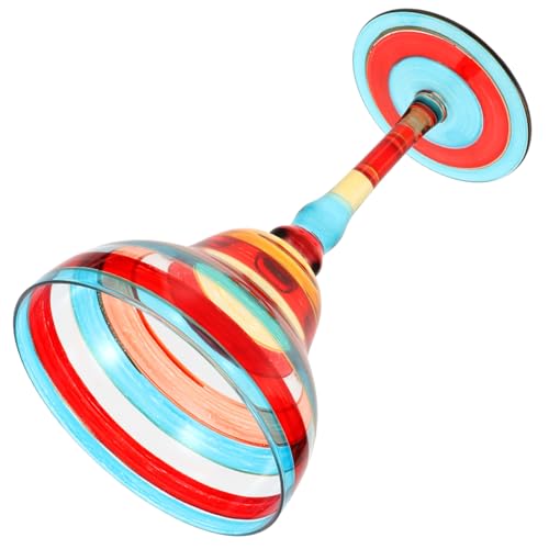 ULTECHNOVO Vaso de Margarita Pintado de Cristal Decorativo para Fiesta y Decoración de Mesa para Bebidas y con Diseño de Rayas Rojas