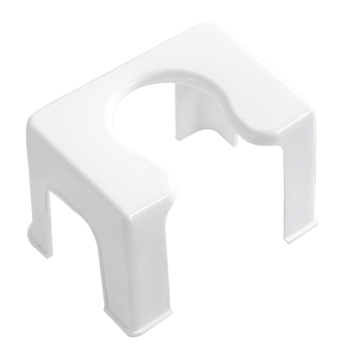 CIMAXIC 1Pc Non Slip Bathroom Stool for Toilet Stool for Enhanced Comfort Sturdy Design Easy to Carry for Home