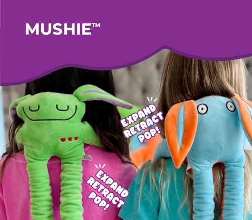 Mushies Stretchable Pop Tube Toy | Extra-Long 18" Retractable Arms/Legs, Hook and Loop Hands/Feet, Wearable, Bendable Fidget, For Focus, Mood & On-the-Go Fun - image 6