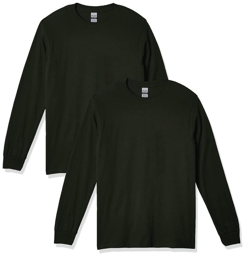 Adult Heavy Cotton Long Sleeve T-Shirt, Style G5400, 2-Pack