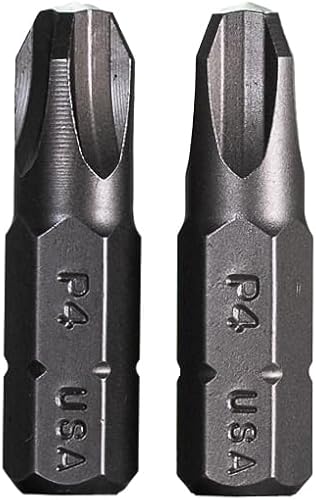 N. 4 x 1.25" Phillips Broca de inserción, paquete de 2