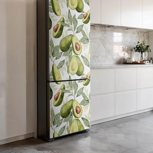 Sticker pour frigo 60x205 cm décor avocat autocollant
