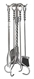 Uniflame, F-7703, 5pc 304 Stainless Steel Toolset with Twist Handles