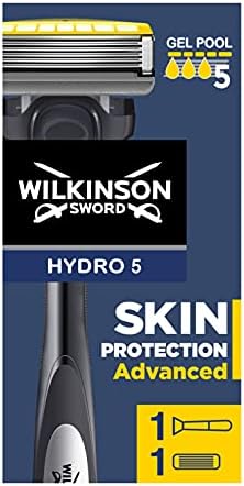 WILKINSON SWORD - Hydro 5 Skin Protection For Men | Advanced | Razor Handle + 1 Blade Refill
