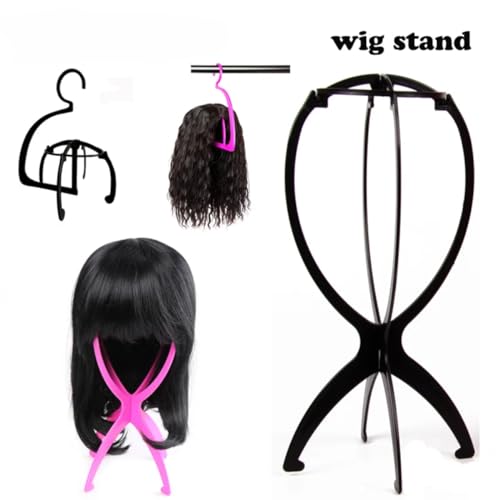 Suporte para peruca, wig, frontlace. Suporte montável multiuso para lavagem e secagem de perucas, ca
