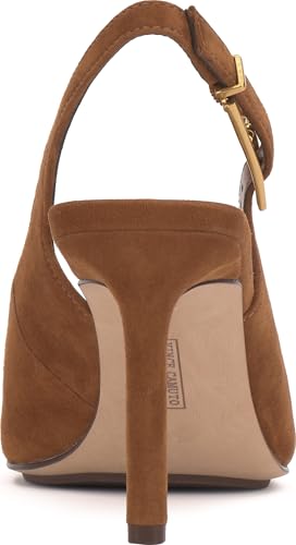 Vince Camuto Women's Brendie Pump, Burnt Sugar Suede, 93