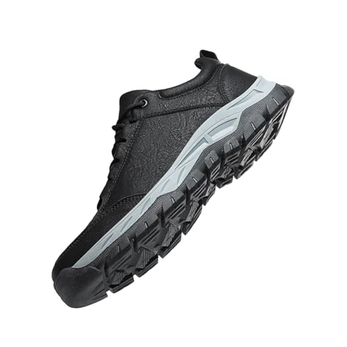 Image of Men's Lace Up Casual Fashion Non-Slip Microfiber Leather Shoes