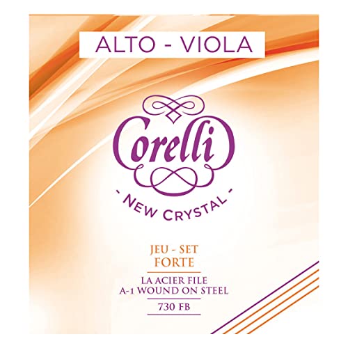 Cordes Alto Corelli Crystal 730FB Forte avec boule jeu complet pour instrument du quatuor