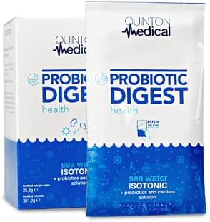 Quinton Medical Probiotic Digest Health: Probiótico con Agua de Mar Isotónica y Calcio en Sobres