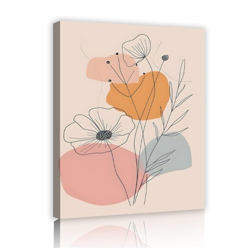 Impression sur toile lotus de qualité supérieure 70x90cm avec cadre bois