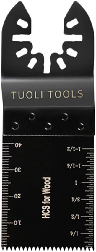 25PCS Oscillating Tool Blades, Multitool Blades for Wood and Metal, Multi Tool Saw Blades Fit for Wood Opening, Foam Brick Opening, Wood Cutting