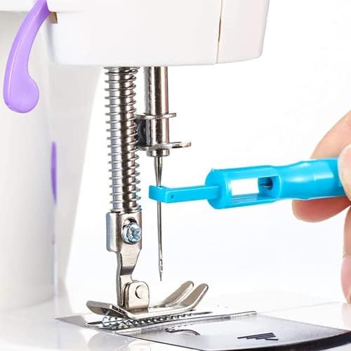 Sewing Machine Needle Threader 2 Pieces Machine Needle Threaders, Automatic Needle Threader Quick Sewing Threader Needle Threaders Tool for Sewing Machine
