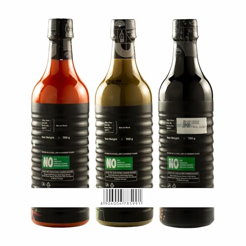 Image of Winn Pro Chef Red Chilli, Green Chilli, Dark Soya Sauce 700 G - Pack Of 3 | Chinese Sauces | No Artificial Colour Or Flavours | No Trans Fats | No Msg