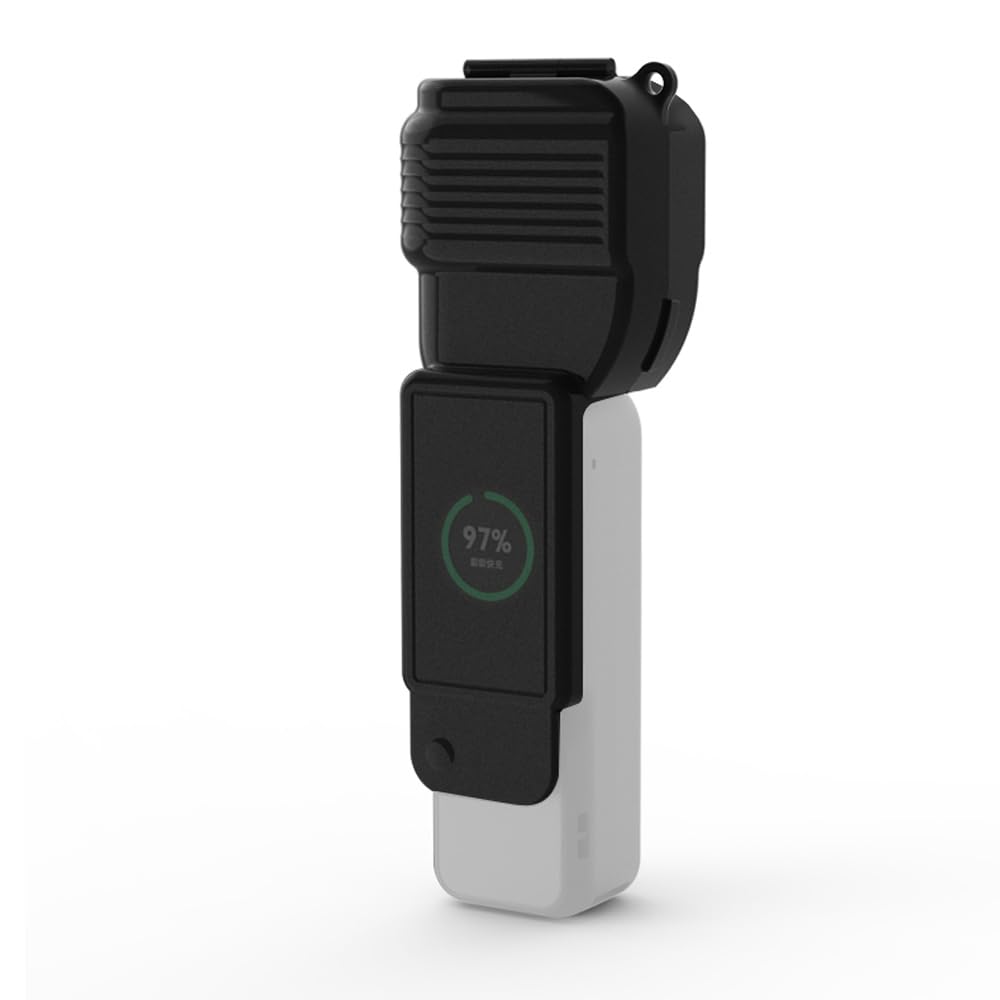 IMMOENUC 対応 DJI Osmo Pocket 4 保護ケース 雲台固定機能付き レンズ・画面全保護 ポータブルカメラアクセサリー - 2