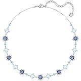 Crystal and rhodium plated Swarovski Damen-Kragen Halskette Edelstahl Kristall 5480481