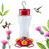Outdoor metal mesh bird feeder cylindrical metal mesh feeder transparent rotary button  urban country home decor