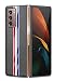 Produktbild BellaCase Hülle für Samsung Galaxy Z Fold 2 5G [Echtes Leder und PC-Material] [Ultradünn] [Voller Schutz] Handyhülle Kompatibel mit Samsung Galaxy Z Fold2 5G(Grau)