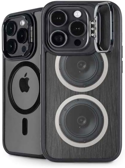 Skinit Kickstand Phone Case Compatible with iPhone 16 Pro Max - Wood Guitar Design