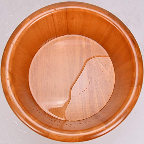 Spa de pies de madera robusta 24 cm amarillo miniatura 3