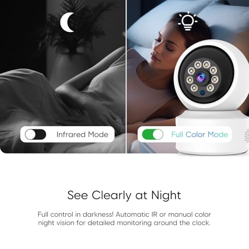 Image of VSTARCAM WiFi Camera Indoor Wireless, 1080P with 5X Zomm, 360 Pan-Tilt, Color Night Vision, Motion Detection, Real-time Alerts, 2-Way Audio, Works with Alexa, Cloud & SD Card Storage(up to 256GB)