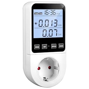 Mecheer JK-PM07 Stromzähler Steckdose Digital