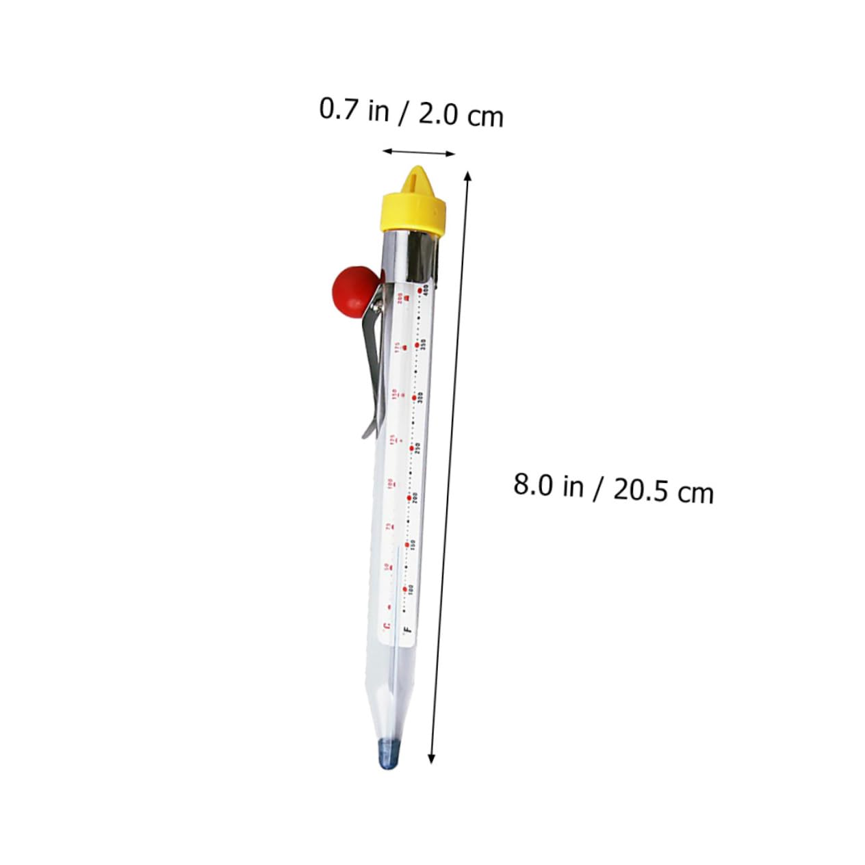 Ciieeo 1Pc Food Thermometer for Syrup Candy Baking Kitchen Supplies for Boiling Deep Frying for Cooking Enthusiasts