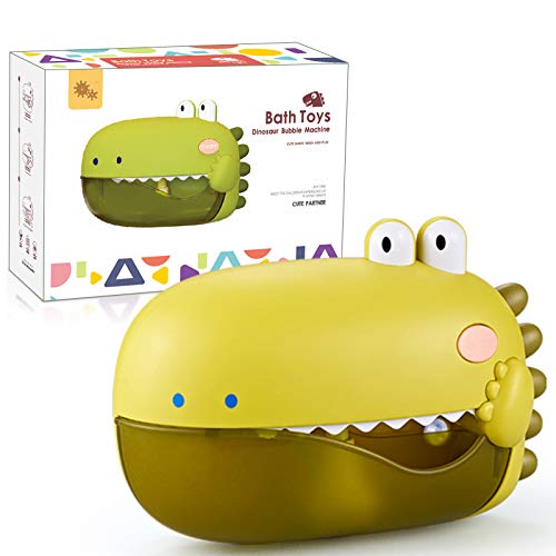 Image of LARAH Bath Toy for Bubble Bath for The Bathtub,1000+ Bubbles Per Minute,Plays 12 Children’s Songs – Baby, Kids Bath Toys Makes Great Gifts for Toddlers Ages 1 2 3 4 5 6 Years Girl Boy (Green)