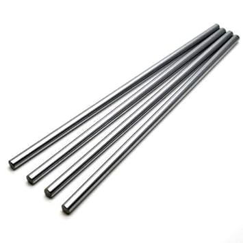 Aala Survey Drawing Instruments Smooth Rod for 3D Printer for Cnc Robotics Machines DIY Projects (8mm Diameter and 500 Mm Long) - 3 Pieces
