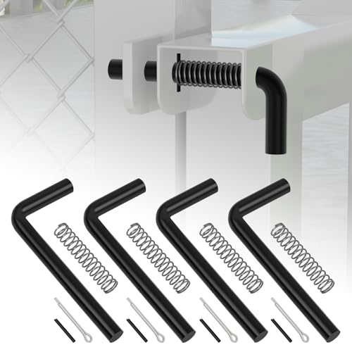 XaXmTee 4 Pack 819T Trailer Gate Spring Latch Kit with Extra Pins 4 Set Trailer Gate Pins Heavy Duty Trailer Gate Latch Repair Kit for Carry-On Utility Trailers