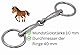 AMKA Ponytrense Wassertrense Edelstahl Stärke 10 mm, Ringe 40 mm 7,5-9,5-10,5 cm