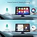 Portable Wireless Apple Carplay Screen for Car,7 Inch Car Stereo Wireless Carplay & Android Auto,1080p Backup Camera Car Audio Receivers GPS Navigation Mirror Link