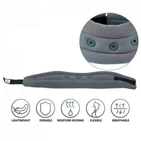 Image of Premiums Cervical Collar with Chin Brace for Comfort Pain Relieves | Neck Support Belt for Men And Women. (Gray, S)