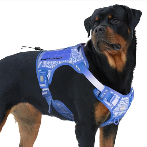 Image of AUROTH Tactical Dog Harness for Large Dogs, Heavy Duty No Pull Pet Vest