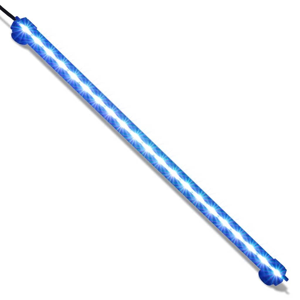 Mangloder LED Aquarium Blasenlampe RGB 56,5 cm, Aquarium Beleuchtung, Unterwasser leuchte, wasserdicht IP67, dimmbar, fischbecken licht, vollspektrum licht, 21 LEDs, Fernbedienung