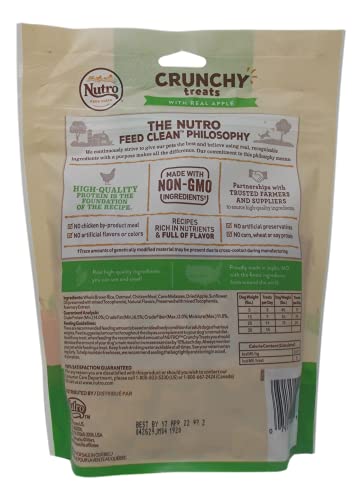 Nutro Crunchy Dog Treats 2 Flavor Variety - (1) Each: Apple, Mixed Berries (16 Ounces) - Plus Squeaker Toy And Fun Animal Facts Booklet Bundle #TOP1