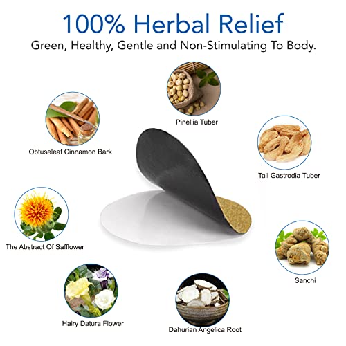 Dabiusy 40 Pcs Motion Sickness Patches, Anti-Nausea Patches Relieve Vomiting, Nausea, Anorexia, Drowsy, Dizziness Resulted From Travel Of Cars, Cruise, Airplanes, Fast Acting And No Side Effects #TOP1