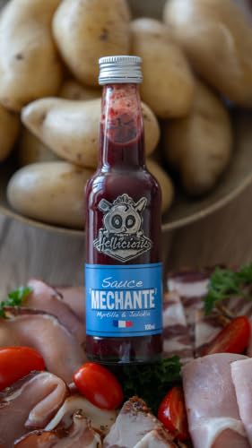 Sauce Méchante Myrtille Hellicious - sauce piquante naturelle fabriquée en France - sauce extrême 240 000 sur l'échelle de Scoville – vue 4