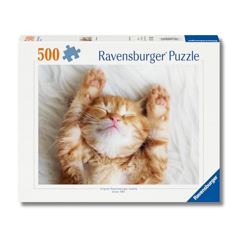 Ravensburger Puzzle 500 Pezzi Gattino Sognatore – Puzzle Adulti +14