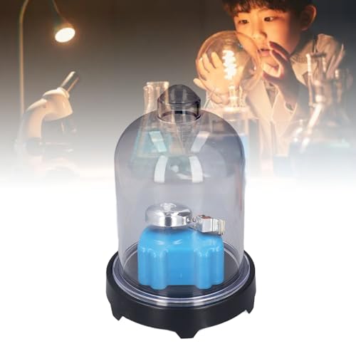 Image of Fabater Vacuum Jar with Base, Sound Physics Demonstration, Vacuuming Demonstration Hood Teaching Tools for Classroom Laboratory, Vacuum Jar Set, Easy