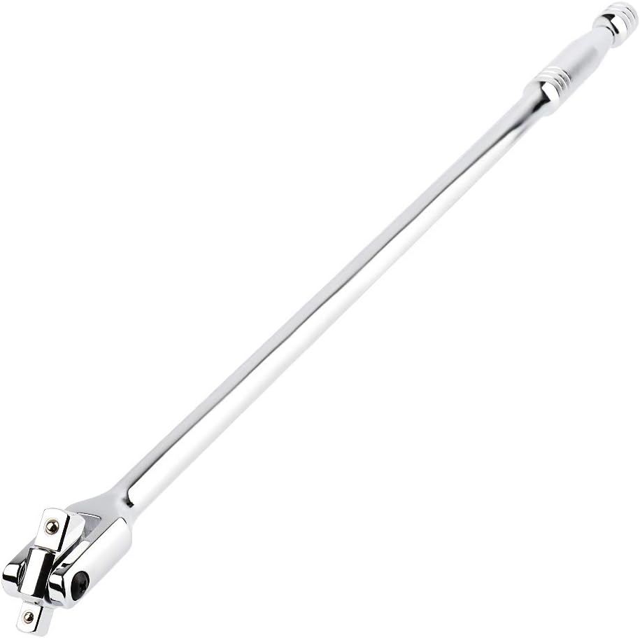 MAXPOWER 1/2-Inch and 3/8-Inch Drive Dual-drive 24-Inch Breaker Bar Flex Handle
