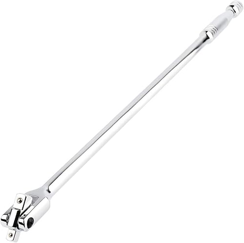 MAXPOWER 12-pulgada y 38-pulgada de transmisión Barra de disyuntor de 24 pulgadas con mango flexible de doble transmisión